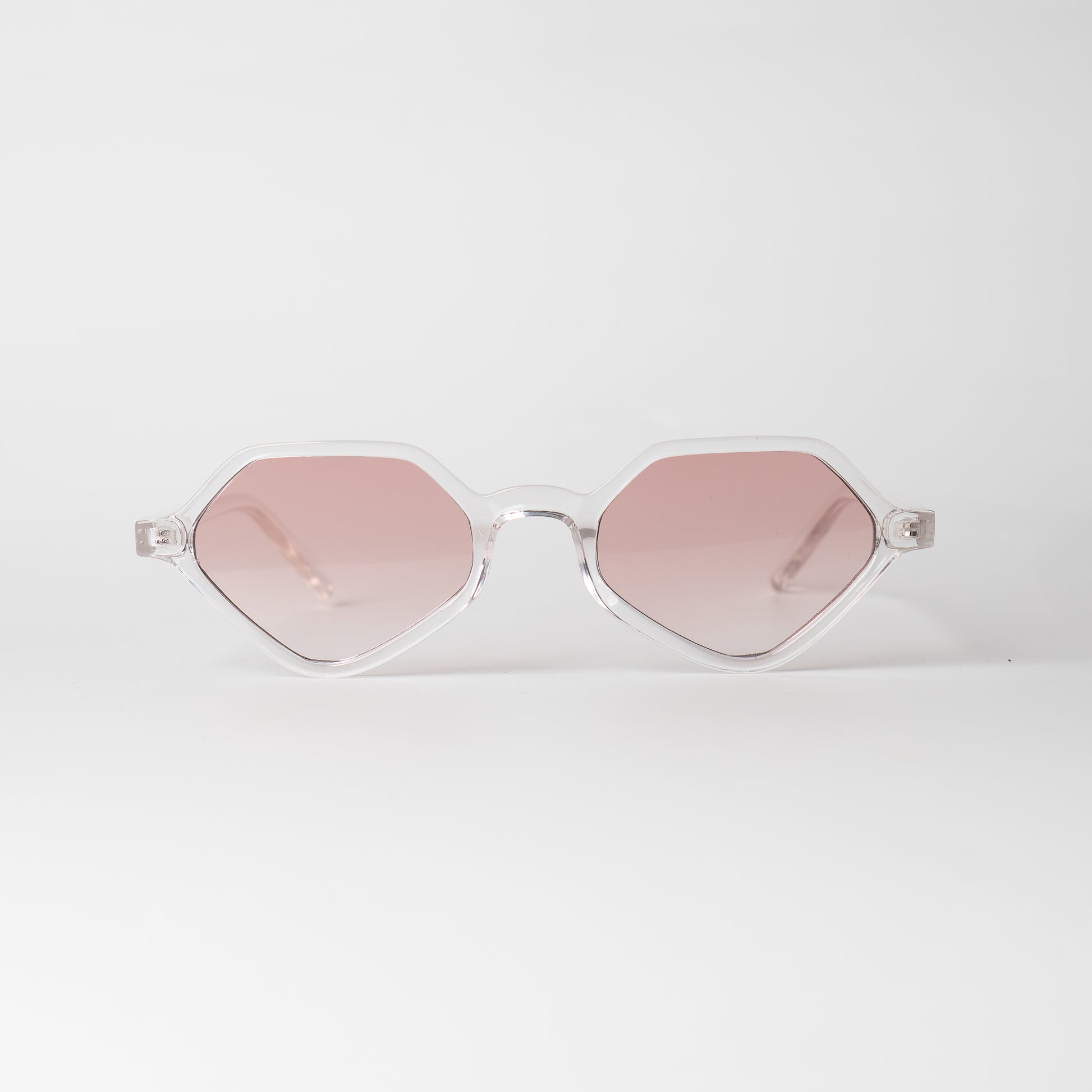 Vela Transparent Lunettes de Soleil pour Hommes et Femmes Photo de Face - RAYZ Eyewear Marque de Lunettes Marocaine