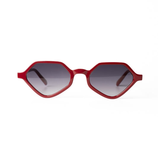 Vela rouge de Soleil pour Hommes et Femmes Photo de Face - RAYZ Eyewear Marque de Lunettes Marocaine