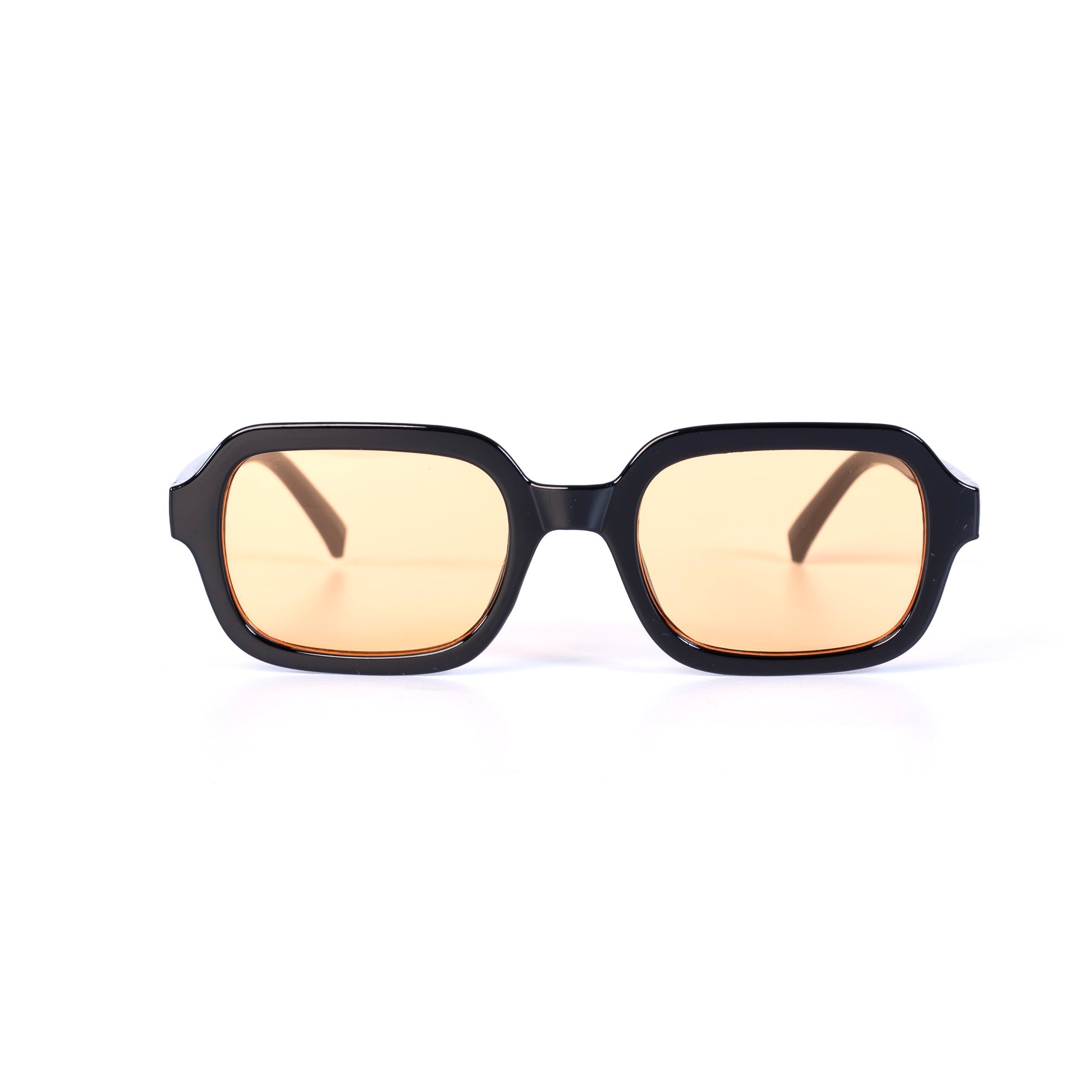 Vélia orange Lunettes de Solaires pour Hommes et Femmes Photo de Face - RAYZ Eyewear Marque de Lunettes Marocaine