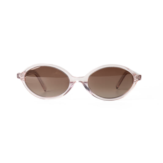Yora Rose-marron Lunettes de Soleil pour Hommes et Femmes Photo de Face - RAYZ Eyewear Marque de Lunettes Marocaine