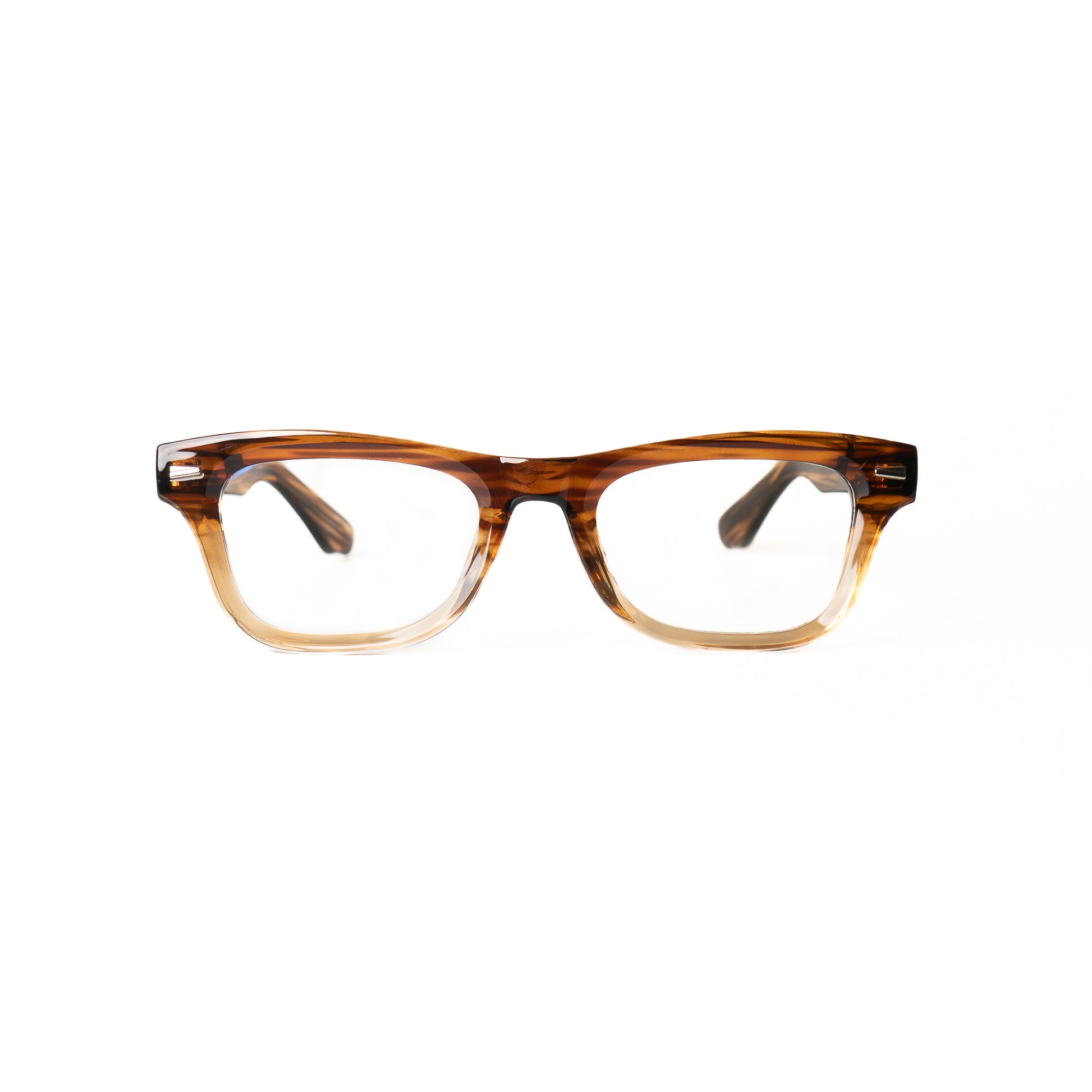 Zayra marron Lunettes de Vue pour Hommes et Femmes Photo de Face - RAYZ Eyewear Marque de Lunettes Marocaine