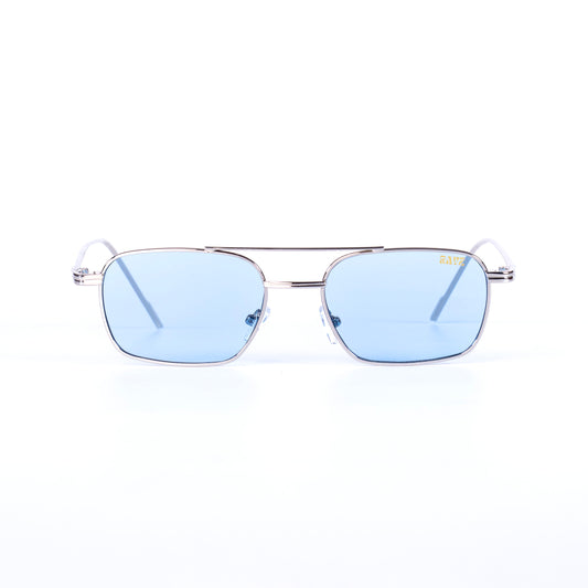 Zéphyr bleu Lunettes de Solaires pour Hommes et Femmes Photo de Face - RAYZ Eyewear Marque de Lunettes Marocaine